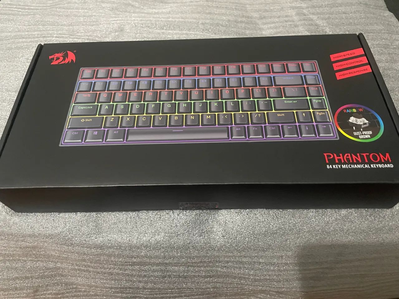 Teclado Gamer Mecânico Redragon Phantom - Foto 4
