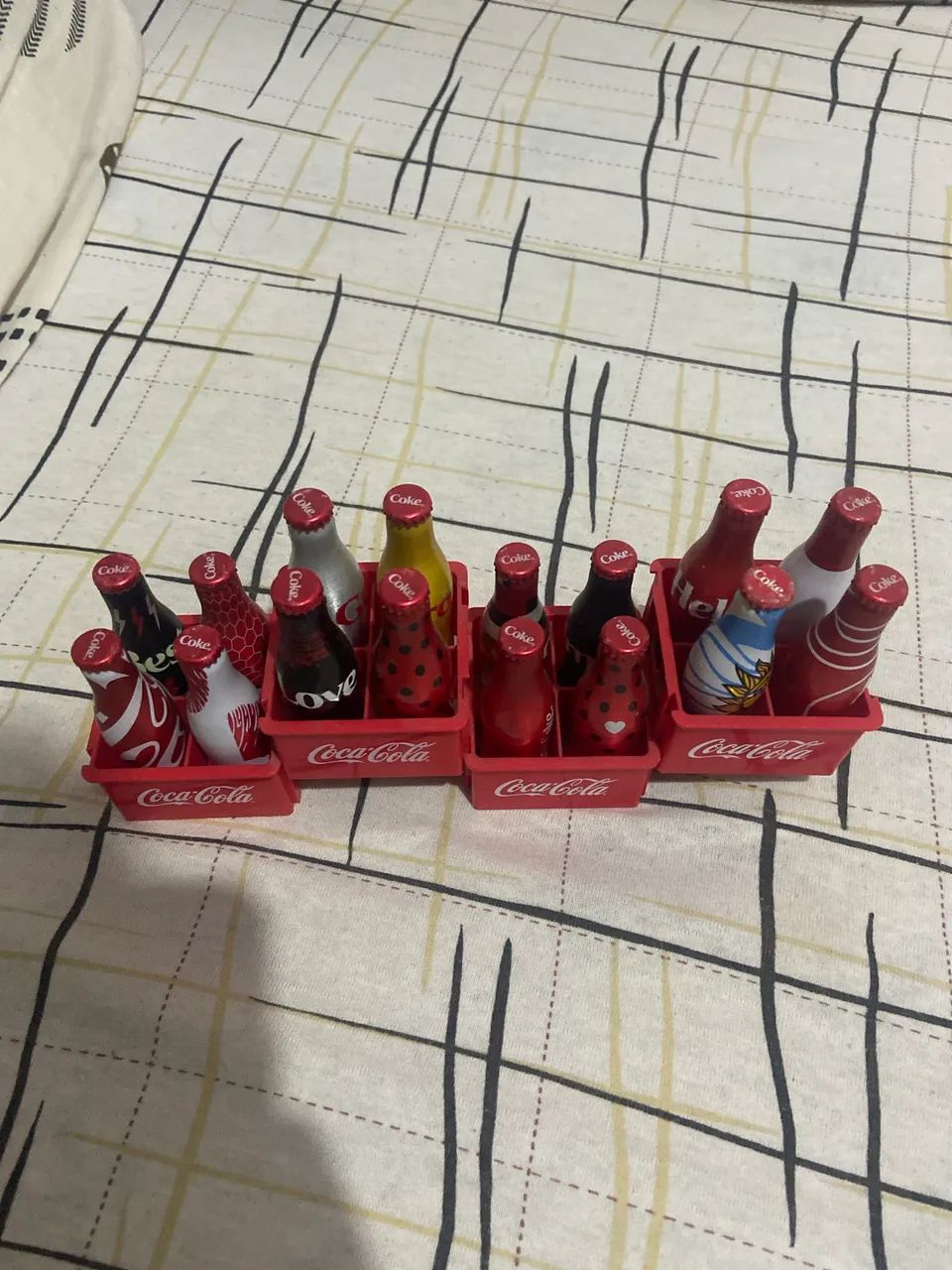 Garrafinhas da coca cola