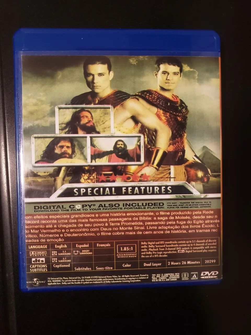Blu-ray Os Dez Mandamentos - Filme Nacional - Foto 2