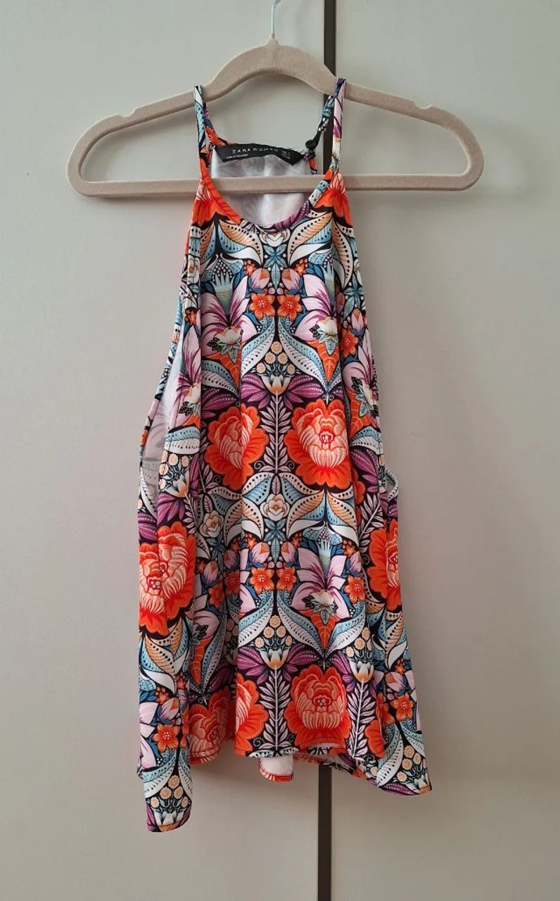 Blusa Zara floral tam M - Foto 4