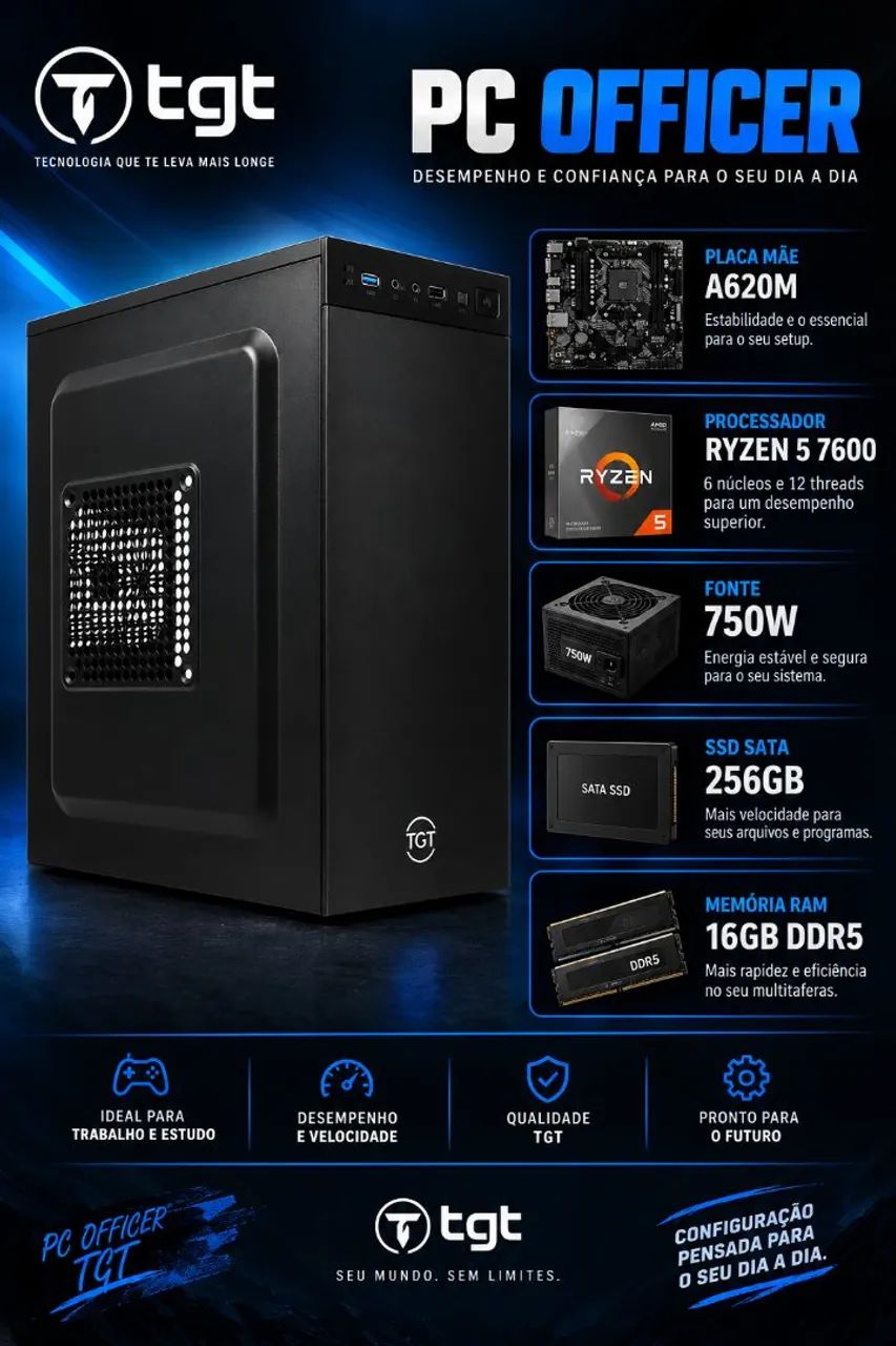PC ótimo AM5 para futuros upgrade