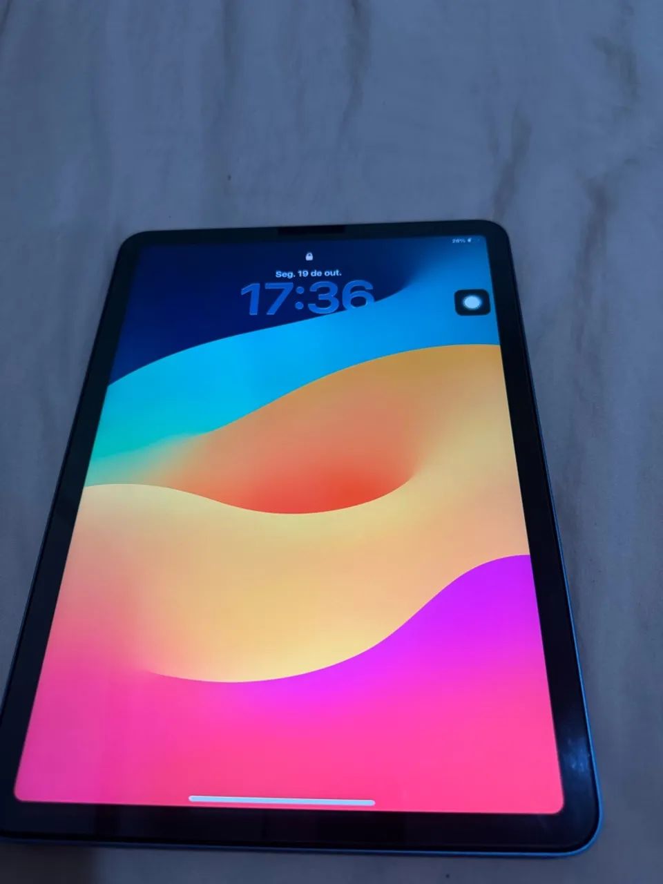 IPad Air 5, azul, 64G, caneta Baseus, teclado e capa