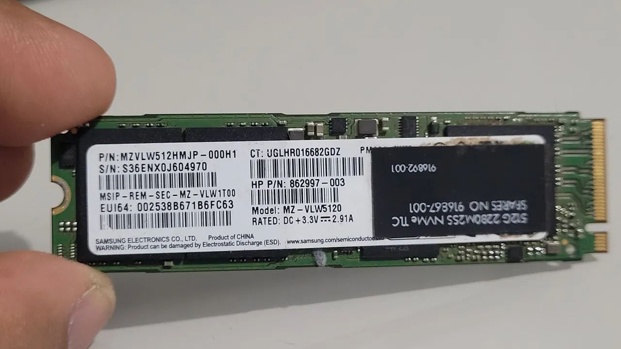 M2 Nvme Samsung 512gb - Foto 2