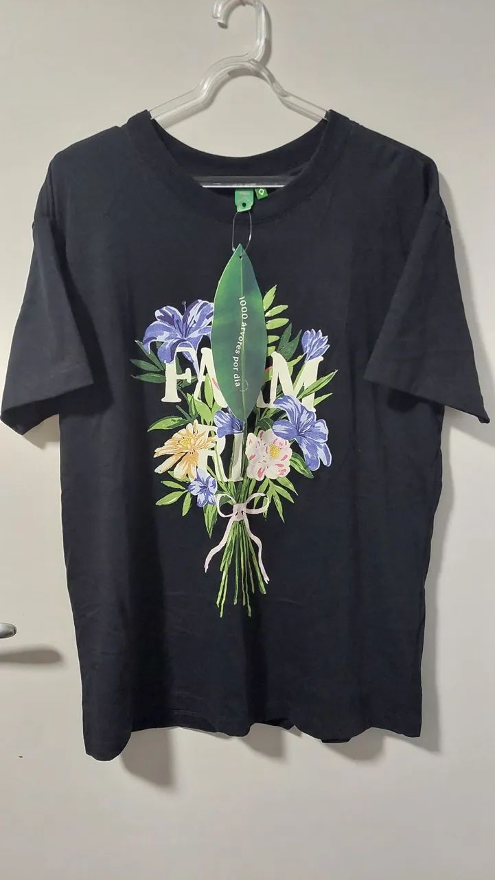 Tshirt Farm Preta - Foto 2