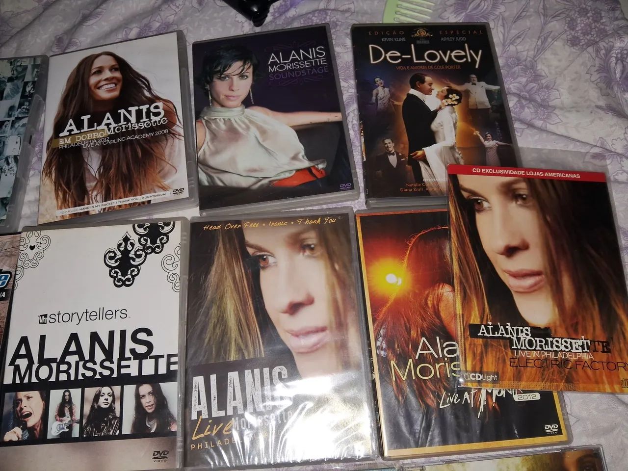 Lote Coleção CDs e DVDs Alanis Morissette - Foto 4