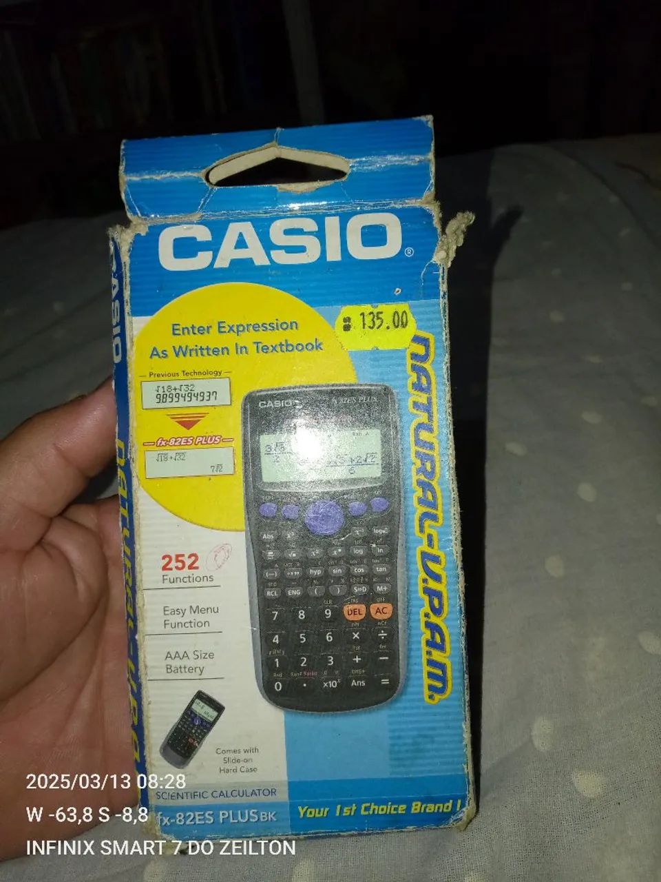 Calculadora científica pouco usada