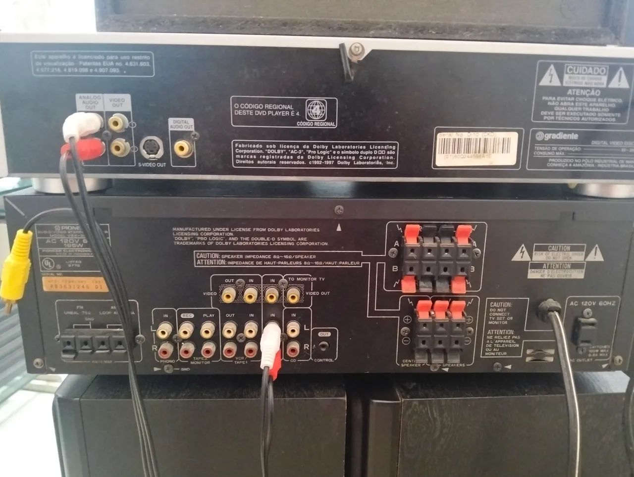 Vendo som completo Receiver Pioneer e cCD/DV Gradiente  - Foto 3