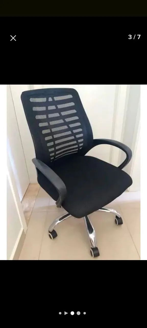 Cadeira Escritório Ergonômica Tela Mesh