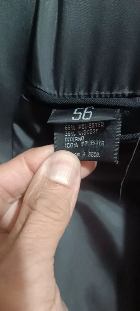 Paletó de Terno 56 para Fisiculturistas em Ótimo Estado! - Foto 2