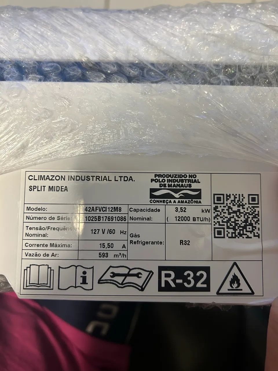 AR CONDICIONADO SPLIT MIDEA INVERTER 12000BTU 110V - Foto 3