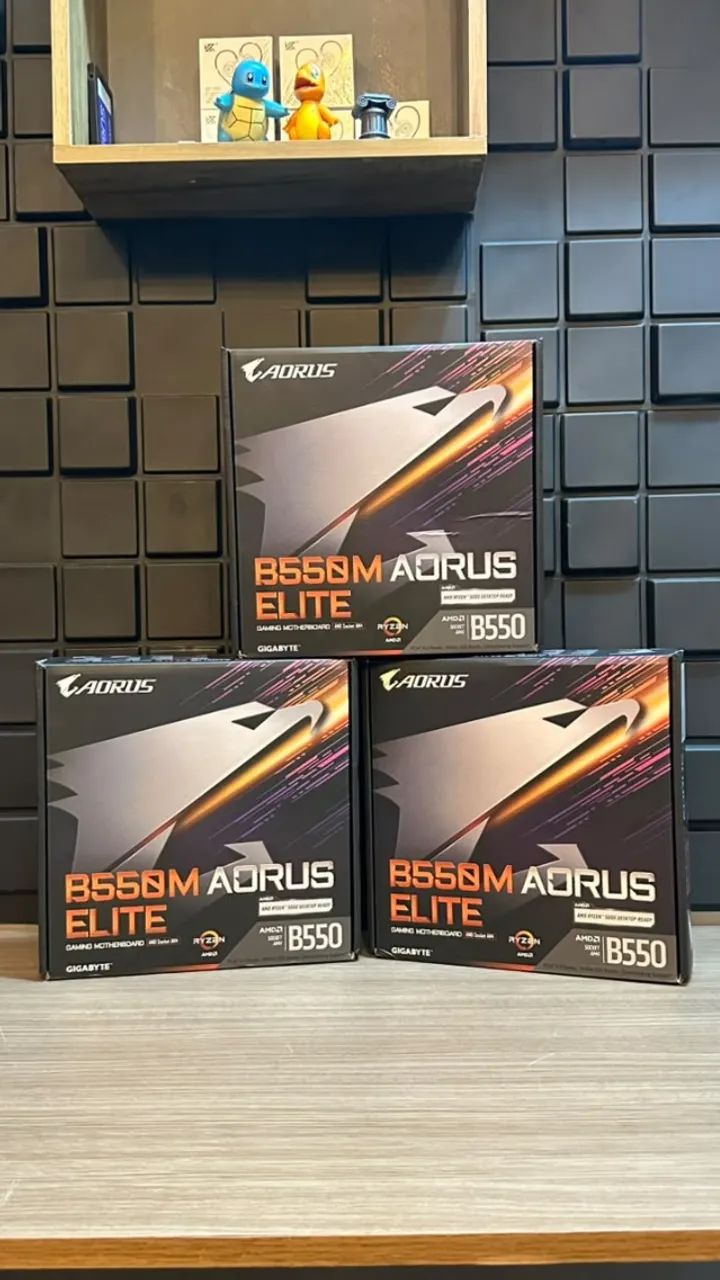 Placa mãe Aorus Elite B550m