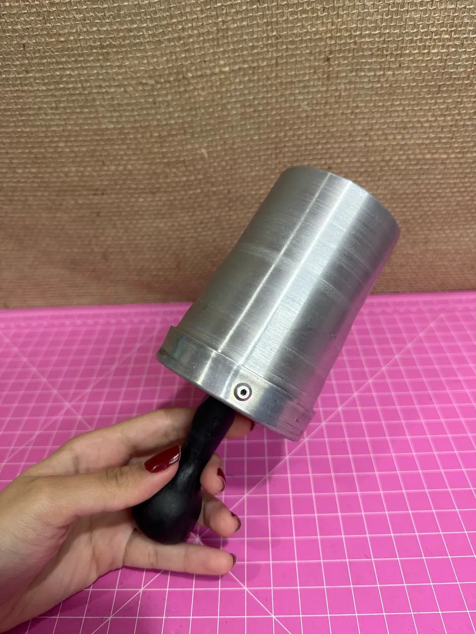 Culote de Alumínio Universal para Caneca de Polímero Base para Sublimação Profissional - Foto 3