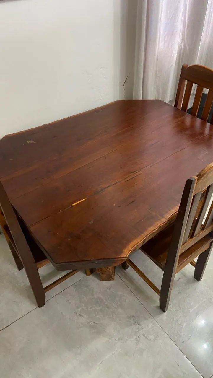 MESA DE ANGELIM( com 6 cadeiras) - Foto 2