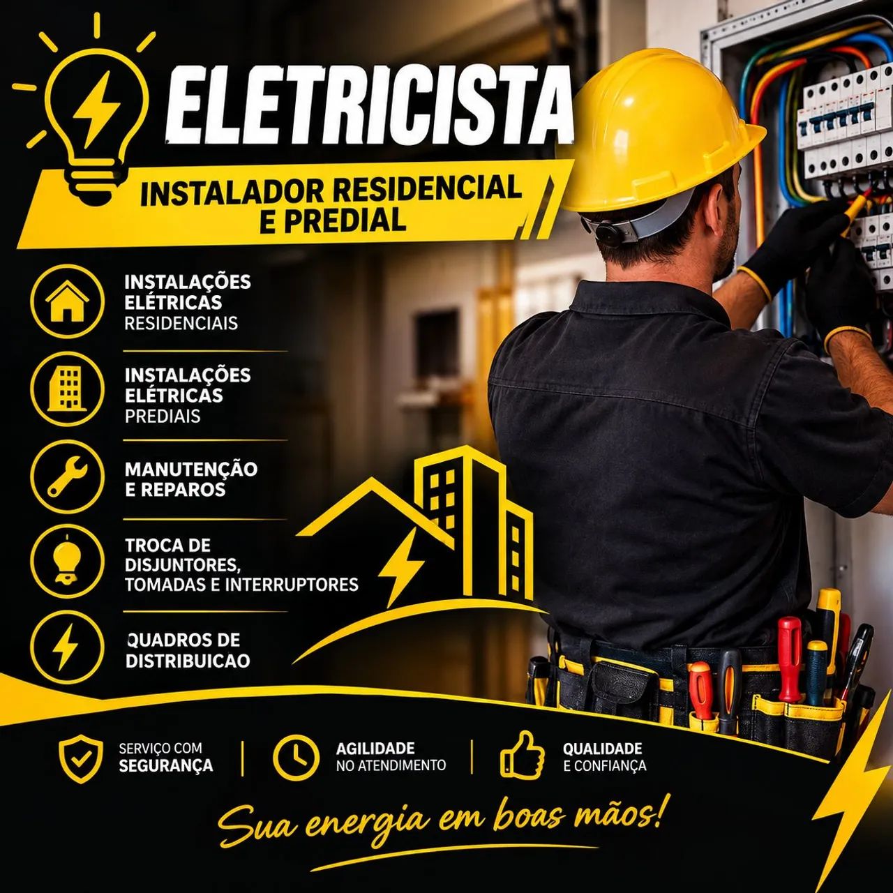 Eletricista residencial e predial 