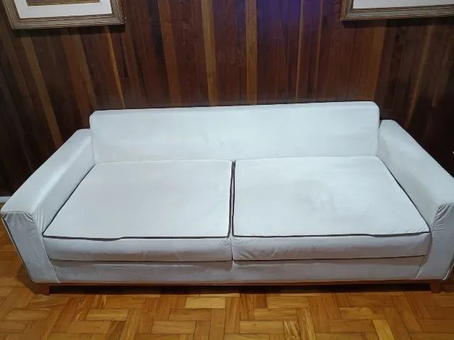 Sofá off white veludo  - Foto 4