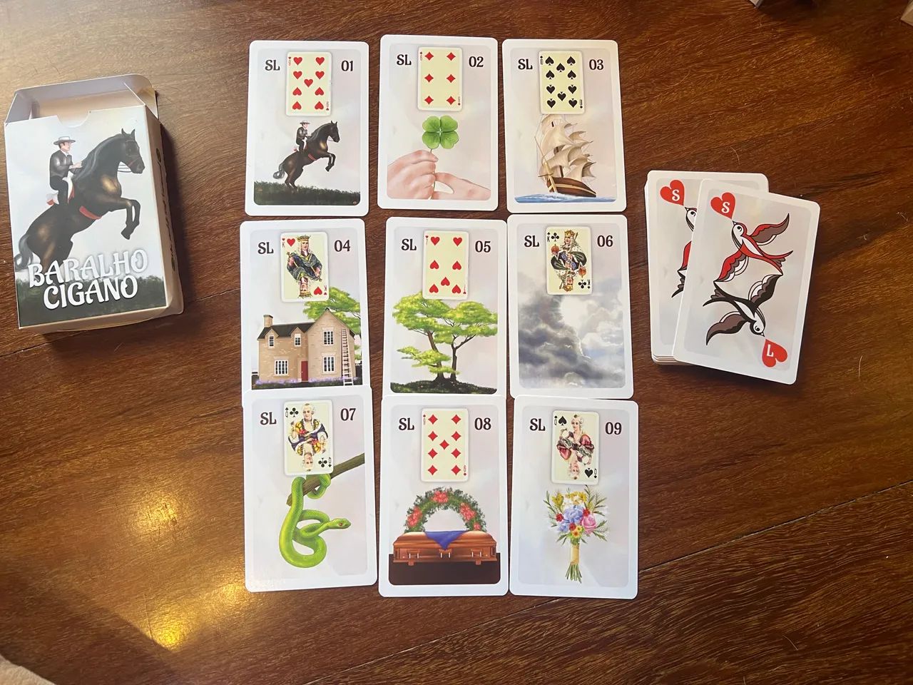 Kit 3 baralhos ciganos Sorte Lenormand - Foto 5