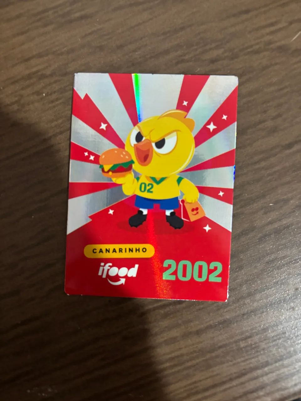 Figurinha ifood 2002 canarinho - Foto 2