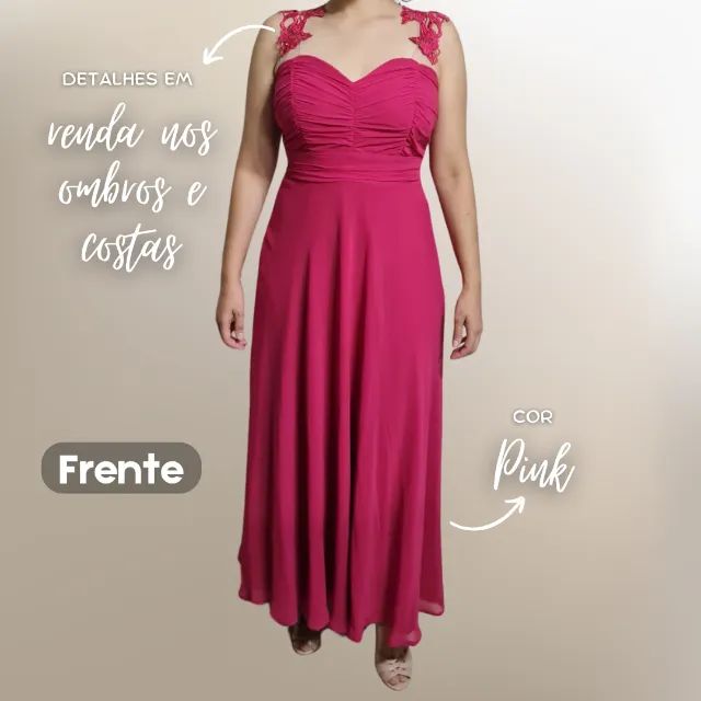 Vestido Longo Pink - Foto 3