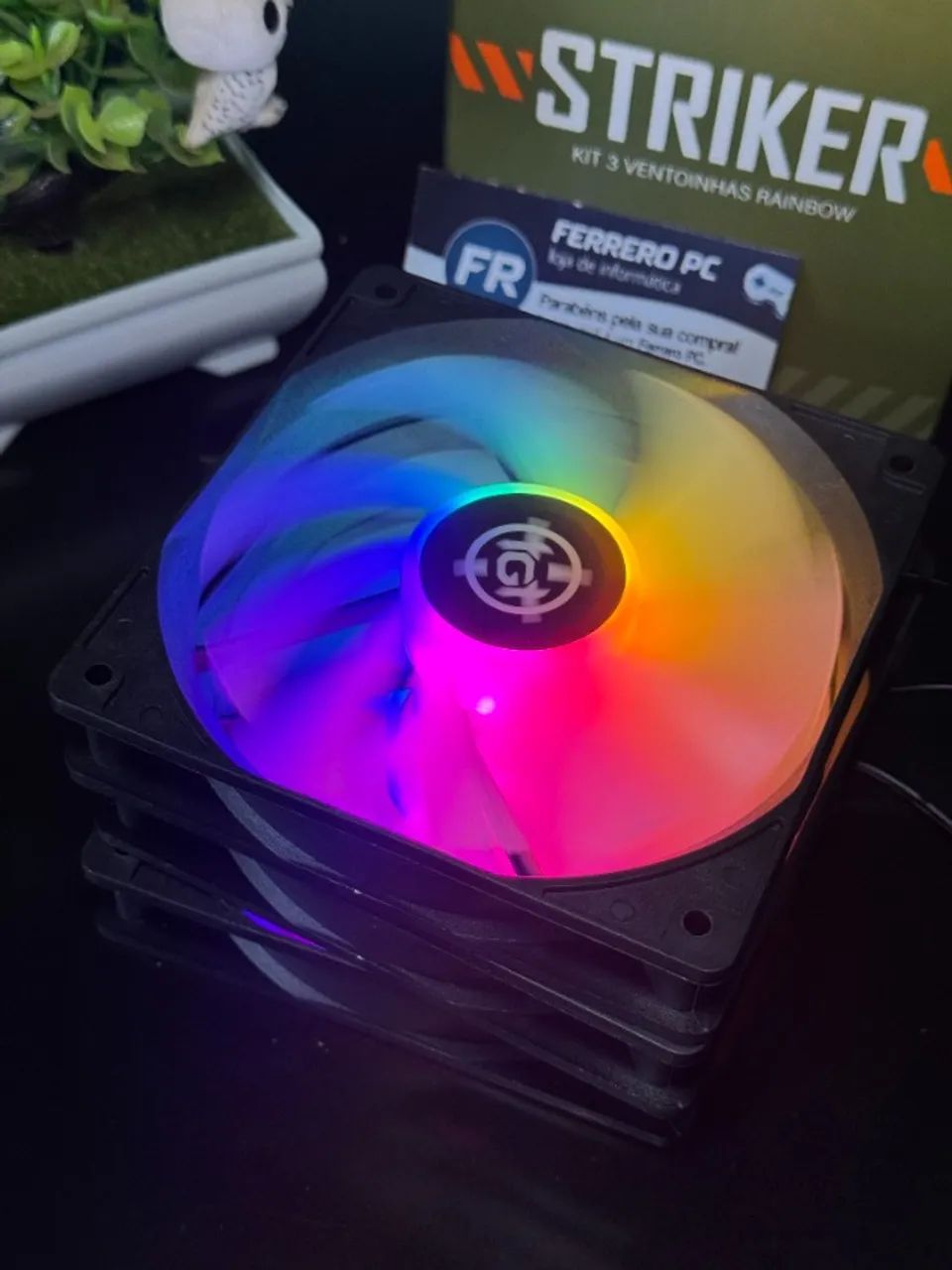 Kit 5 Fans Rainbow TGT 120mm - Foto 2