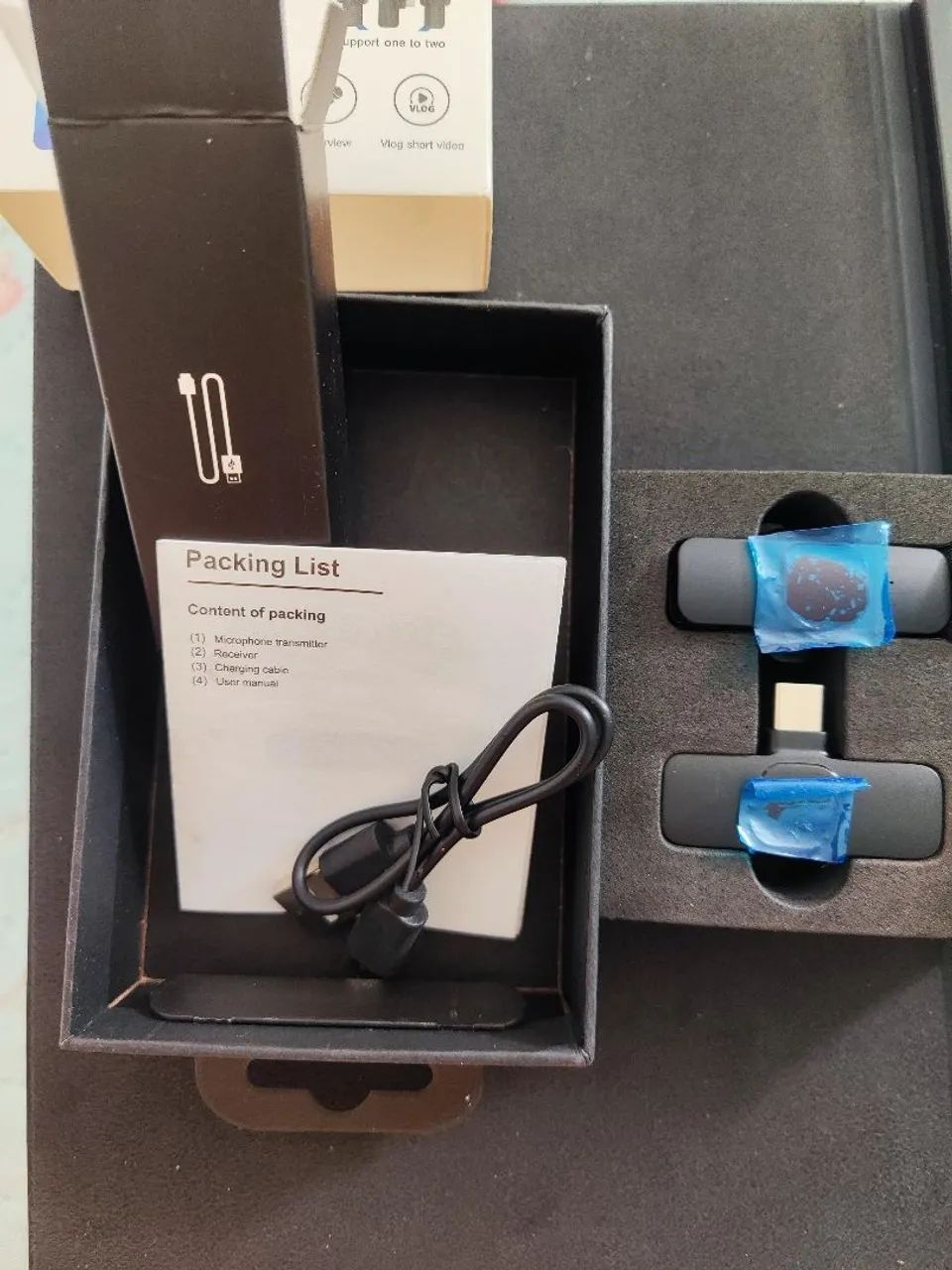 Microfone de lapela sem fio - NOVO NA CAIXA - Foto 3