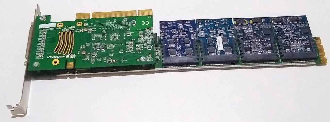 Placa Telefonia Sangoma AFT PCI Express 4 FXO Para Asterisk FreePBX - Foto 6
