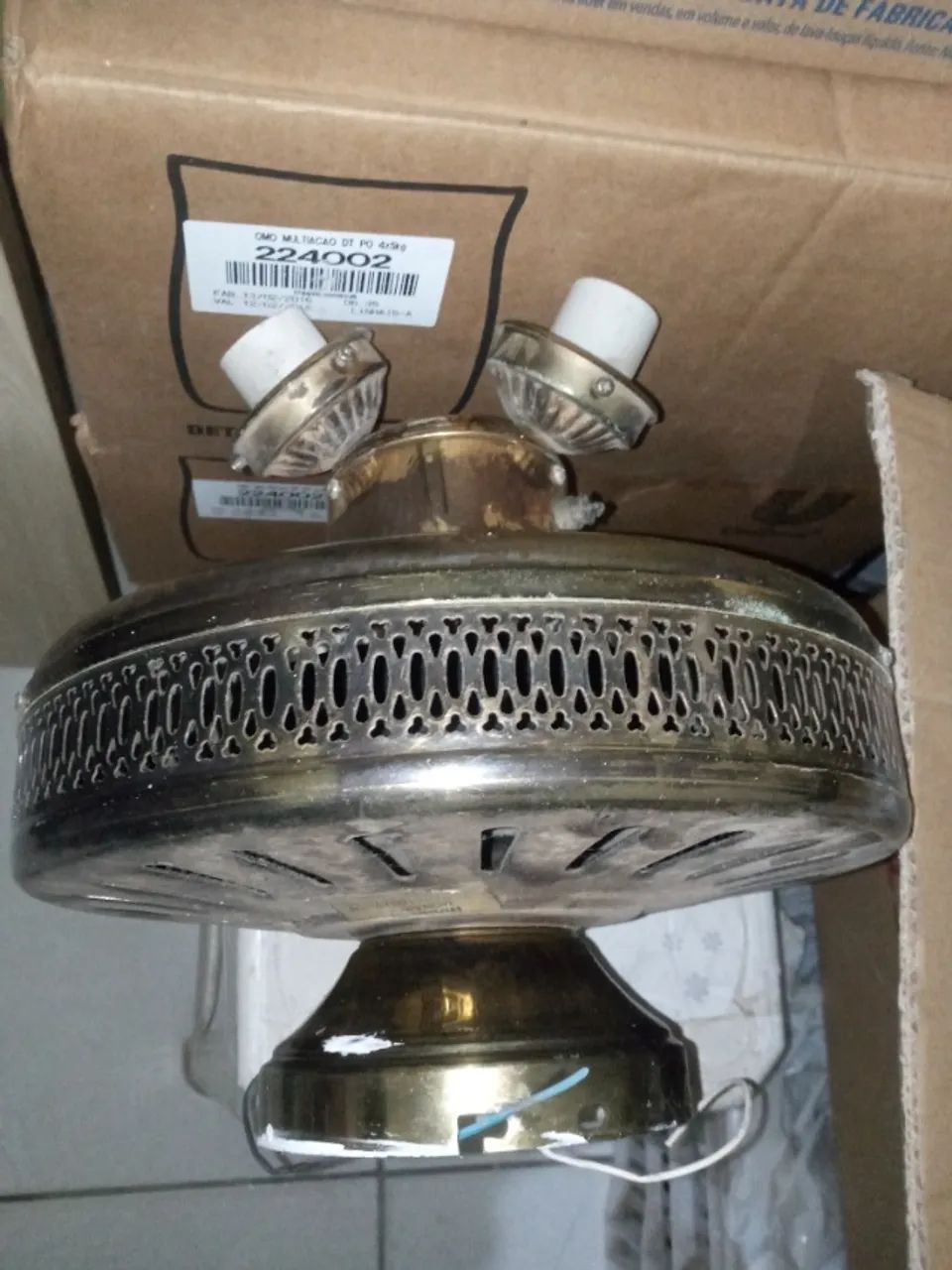 VENTILADOR ANTIGO E COMPLETO - Foto 3