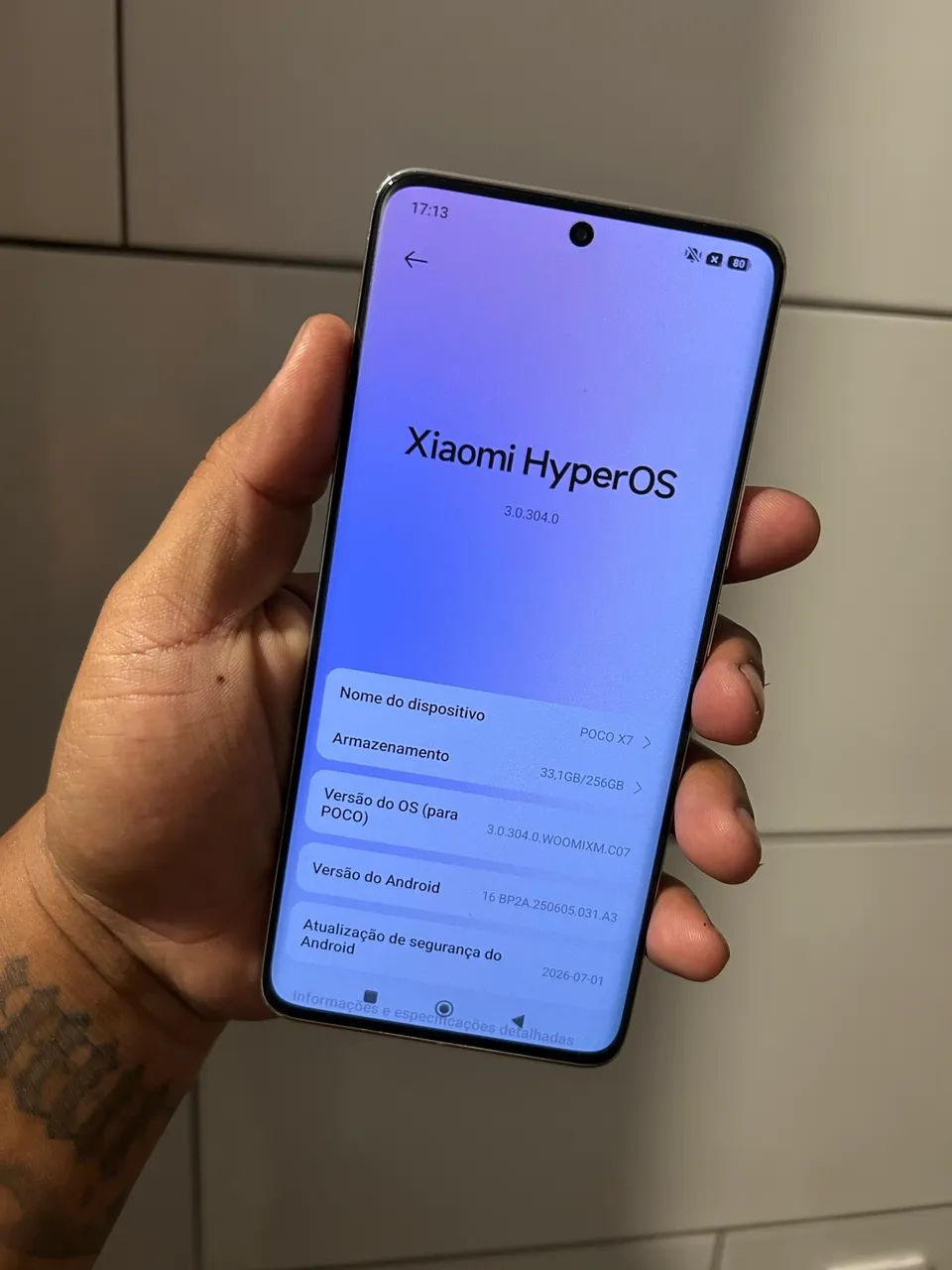 Vendo Poco X7 256 gigas 16 gb de RAM - Foto 3