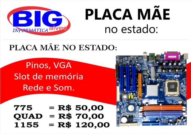 Promoção Placa Mãe no Estado