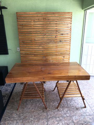 Mesa + painel para festas