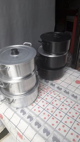 Panela de alumínio 3 peças promoção - Foto 2