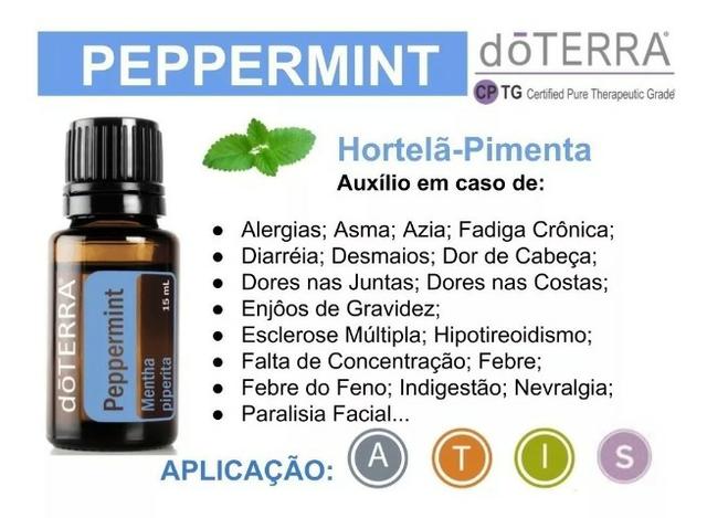 Óleo Essencial de Hortelã-Pimenta Peppermint - O melhor óleo Doterra