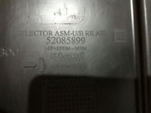 Defletor Ar Inferior Chassis Onix  GM 52085899 - Foto 5