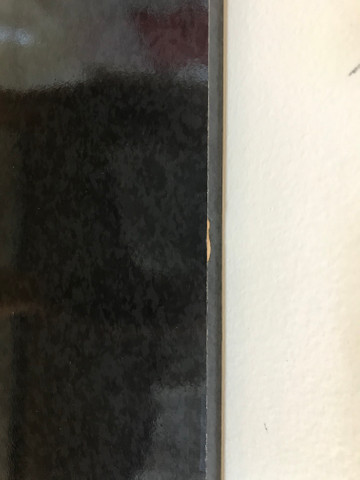 Tampo para balcão/ gabinete em MDF (fórmica imitação de granito preto) - Foto 4