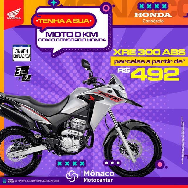 CONQUISTE SUA HONDA-XRE 300