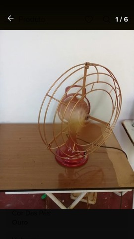 VENTILADOR ANTIGO FUNCIONANDO PERFEITAMENTE ANOS 30 - Foto 3