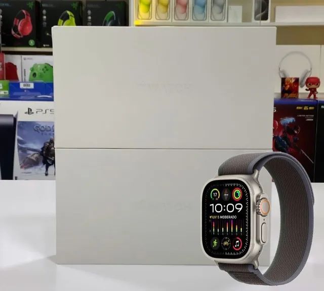 APPLE WATCH ULTRA + CELULAR 49MM TRAIL PRETO CINZA