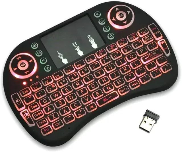 Mini Teclado e Controle Sem Fio Para TV - Foto 5