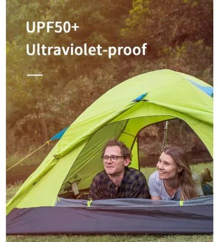 Barraca Naturehike Pro Series Alumínio 4 pessoas Upf50 + (Azul) - Foto 2