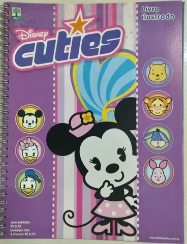 Álbum de figurinhas Disney Cuties