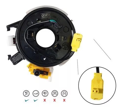 Cinta Fita Hard-disc Airbag Ford Ka / Ecosport / Fiesta - 1710060