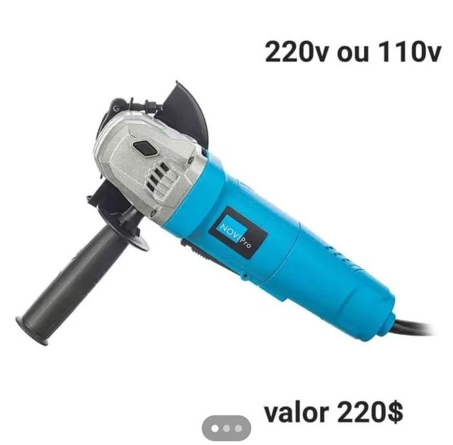 Esmerilhadeira novipro com maleta 220v ou 110v novo entregamos 