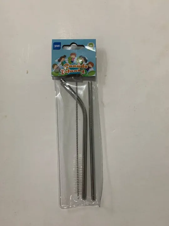 Canudo de aço infantil reutilizável