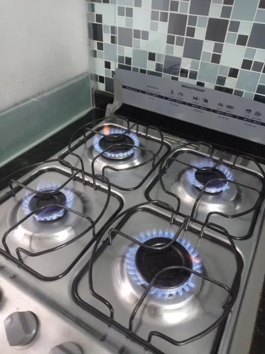 Fogão Brastemp 4 bocas de embutir, ótimo estado - Foto 6