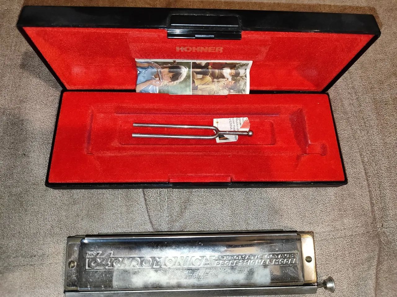 Harmônica Hohner  Chromonica 280c Professional   - Foto 2