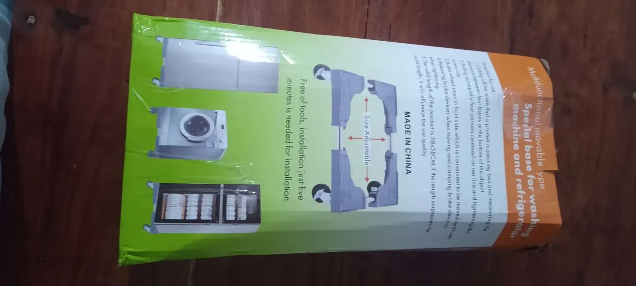 Suporte para máquina de lavar e geladeira