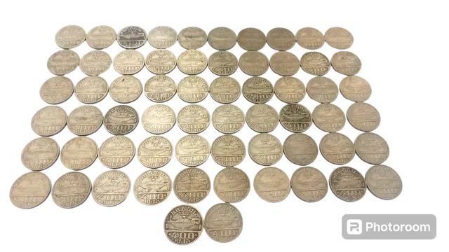 Lote 56 moedas de 400,300 e 200 réis datas 1938,1940 e 1942 de níquel Jetulio Vargas - Foto 3