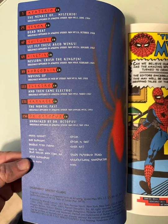 HQ Homem-Aranha - His Most Fearsome Foes - Encadernado - Foto 3
