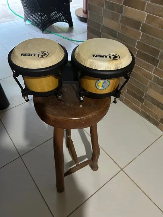 Bongo Luen natural + suporte - Foto 2