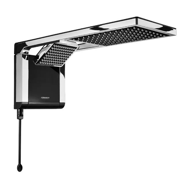 Chuveiro Acqua Duo Preto Cromado 6800w Lorenzetti - Foto 3