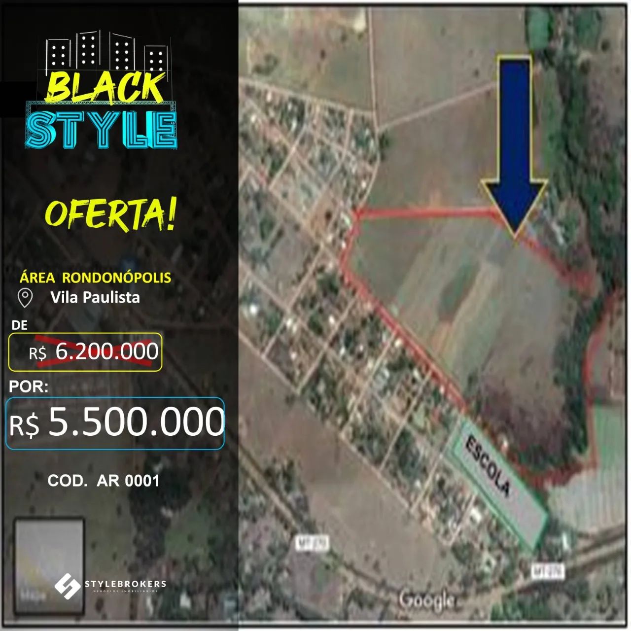 Área urbana para venda tem 173.890 m2 em Vila Canaã - Rondonópolis - MT - Foto 3